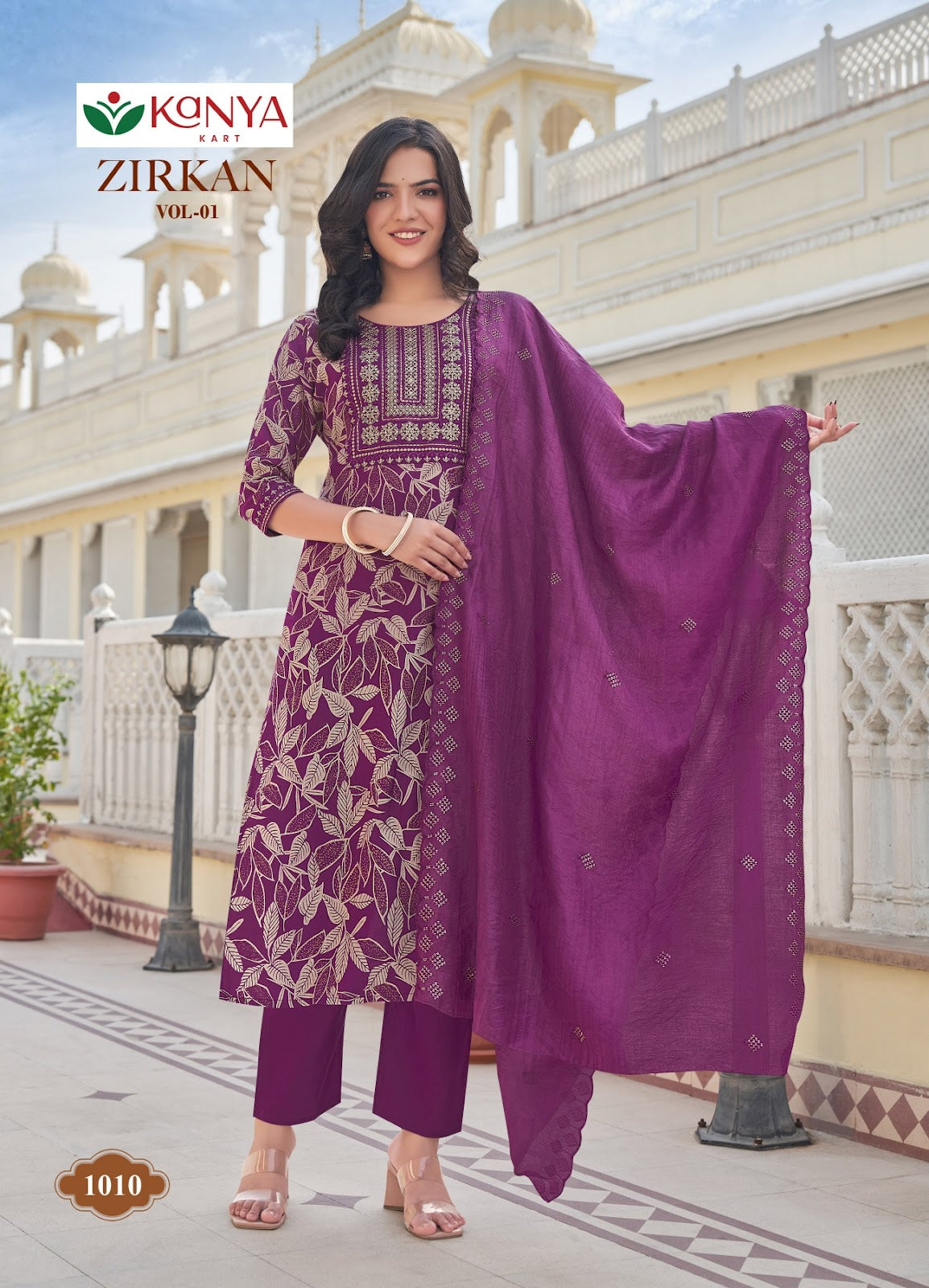 Zirkan Vol 1 Kanya Kcm Vertican Readymade Pant Style Suits Wholesale