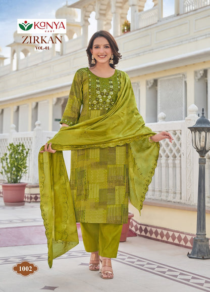 Zirkan Vol 1 Kanya Kcm Vertican Readymade Pant Style Suits Wholesale