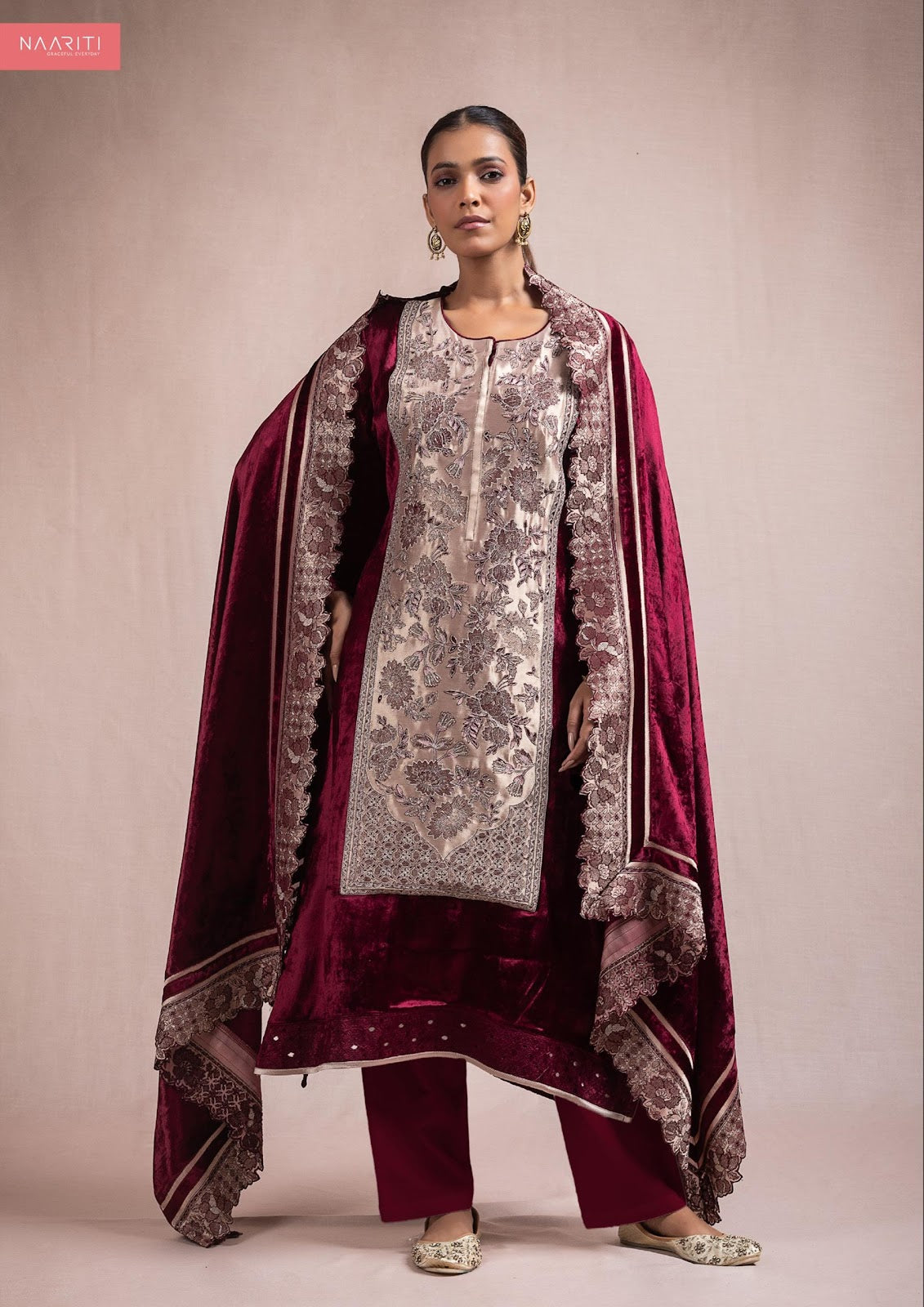Iconic Sargam Prints Pashmina Suits Wholesaler Gujarat
