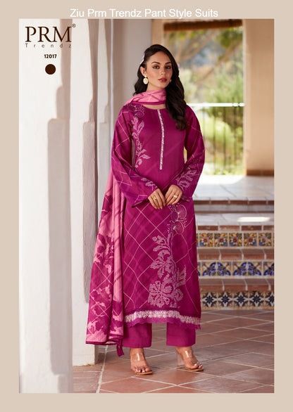 Ziu Prm Trendz Jam Cotton Pant Style Suits Wholesale Price
