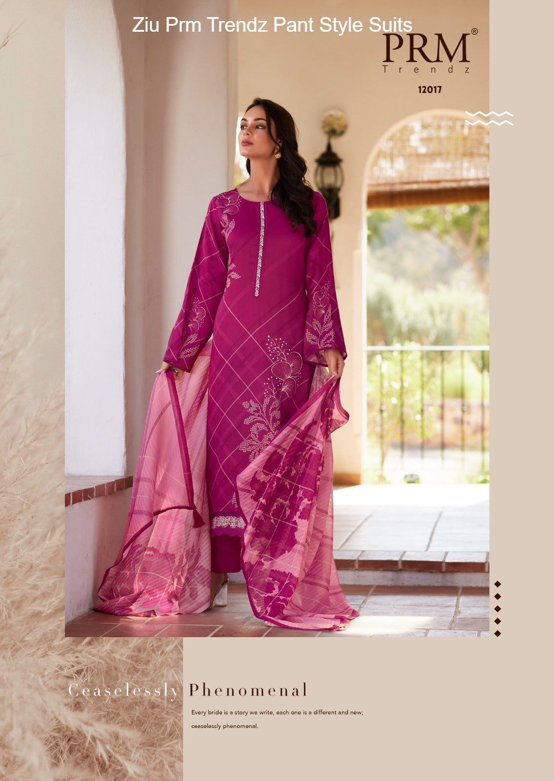 Ziu Prm Trendz Jam Cotton Pant Style Suits Wholesale Price
