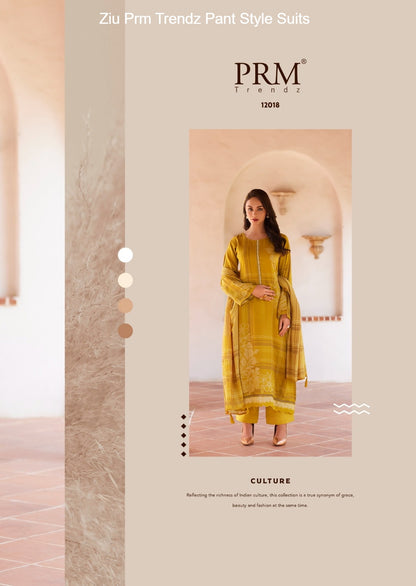 Ziu Prm Trendz Jam Cotton Pant Style Suits Wholesale Price
