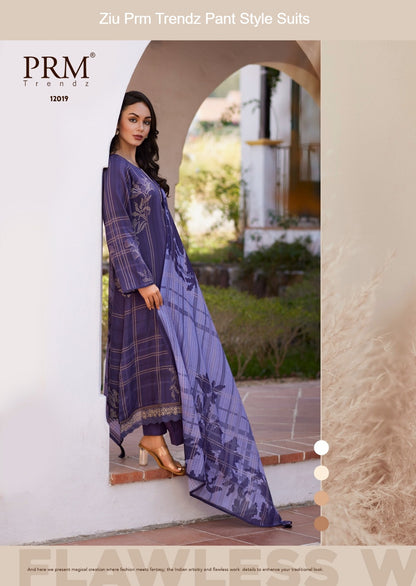Ziu Prm Trendz Jam Cotton Pant Style Suits Wholesale Price