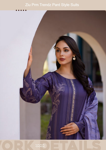 Ziu Prm Trendz Jam Cotton Pant Style Suits Wholesale Price