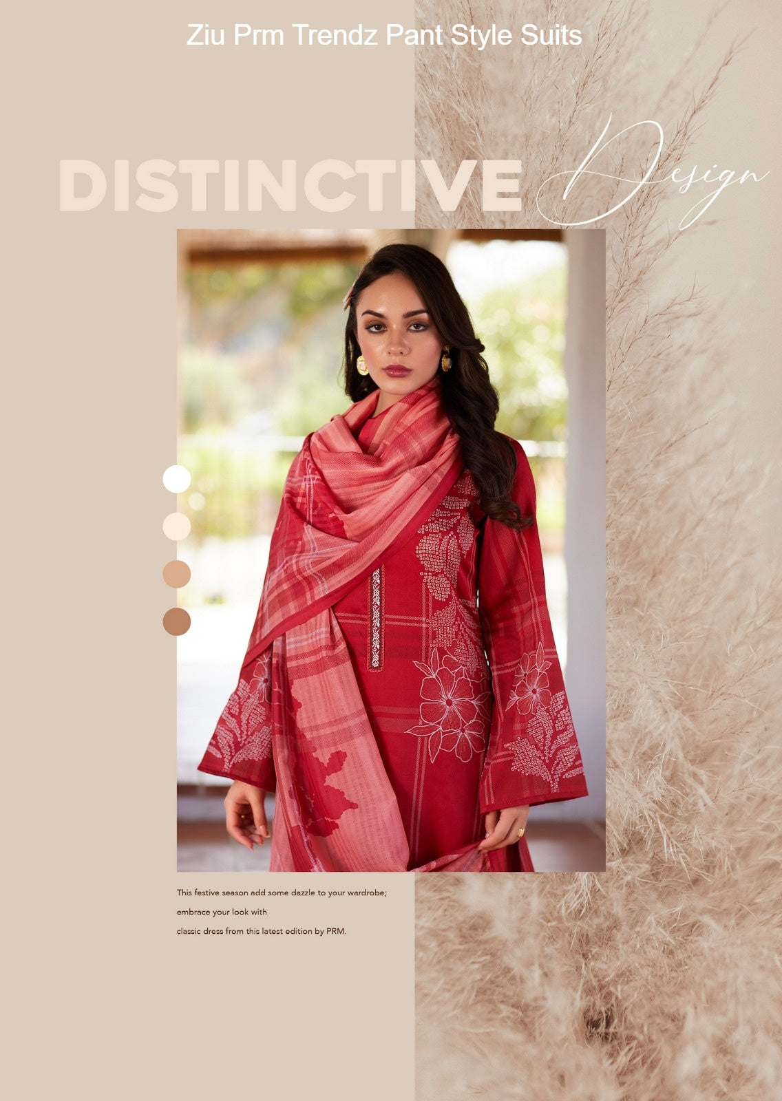 Ziu Prm Trendz Jam Cotton Pant Style Suits Wholesale Price