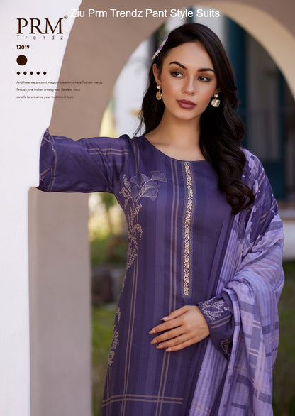 Ziu Prm Trendz Jam Cotton Pant Style Suits Wholesale Price