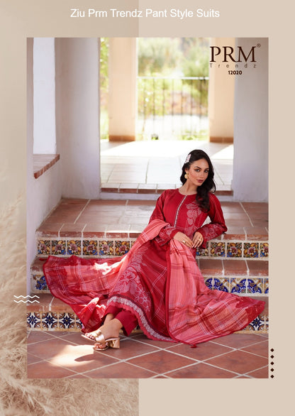 Ziu Prm Trendz Jam Cotton Pant Style Suits Wholesale Price
