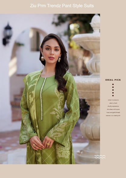 Ziu Prm Trendz Jam Cotton Pant Style Suits Wholesale Price