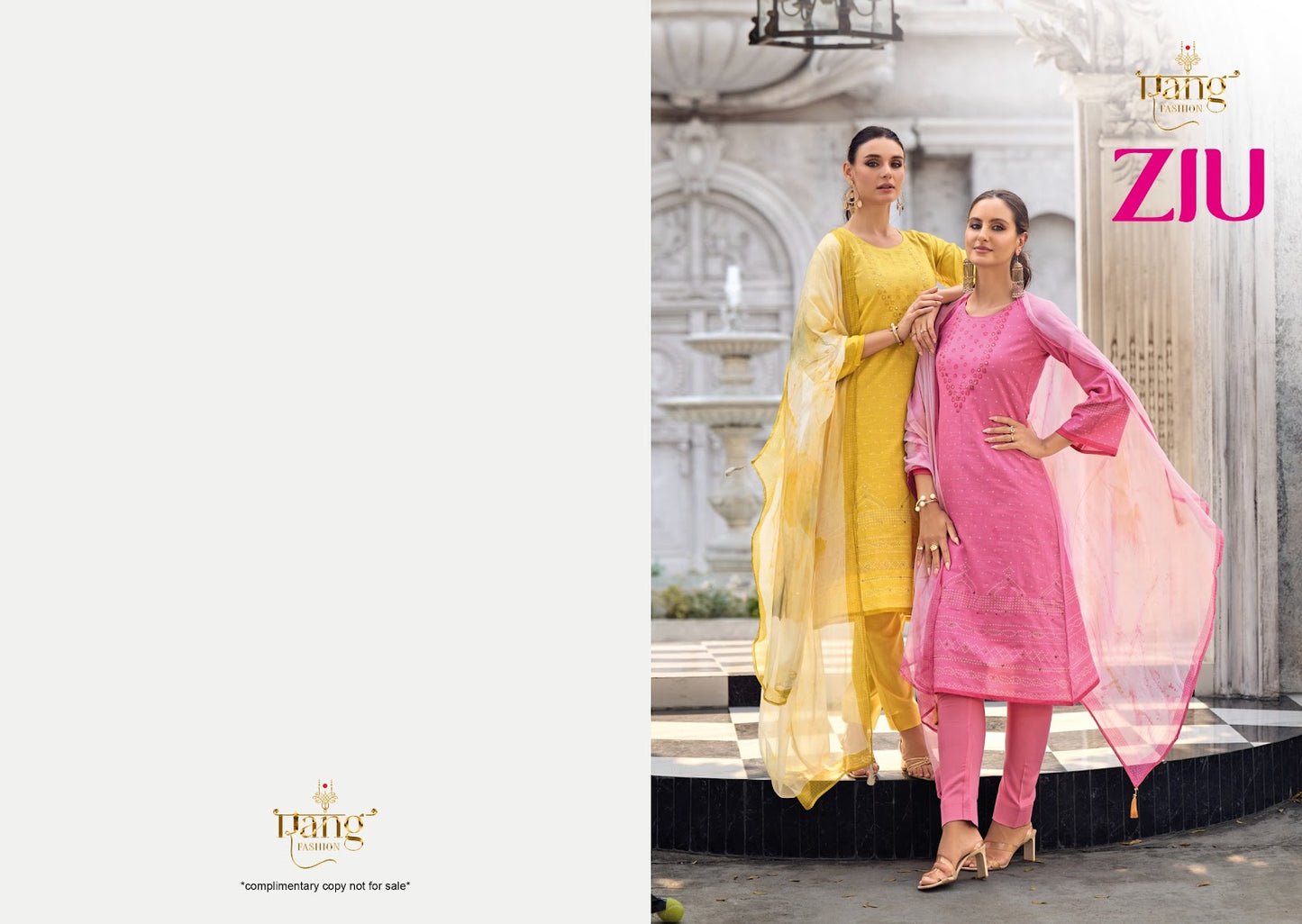 Ziu Rang Fashion Viscose Pant Style Suits Wholesale Rate