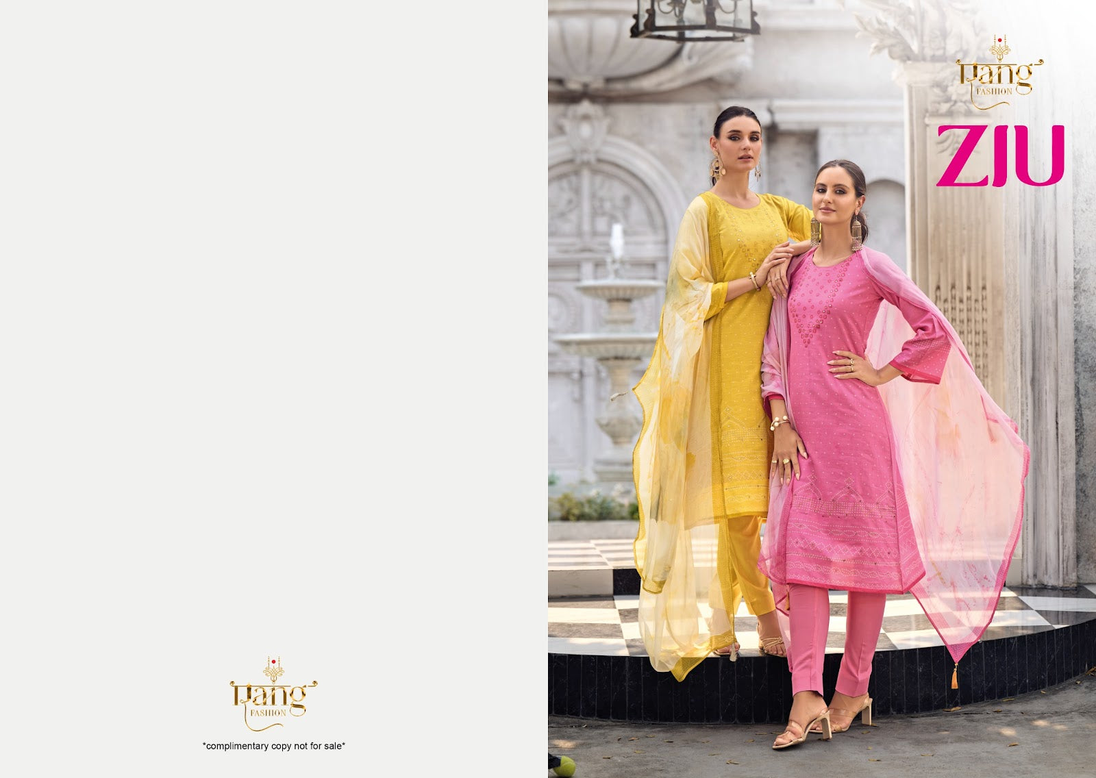 Ziu Rang Fashion Viscose Pant Style Suits Wholesale Rate