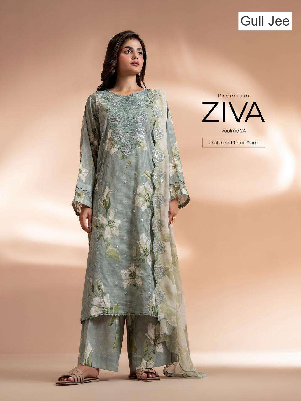 Ziva Vol 24 Gull Jee Cotton Lawn Pakistani Salwar Suits Manufacturer