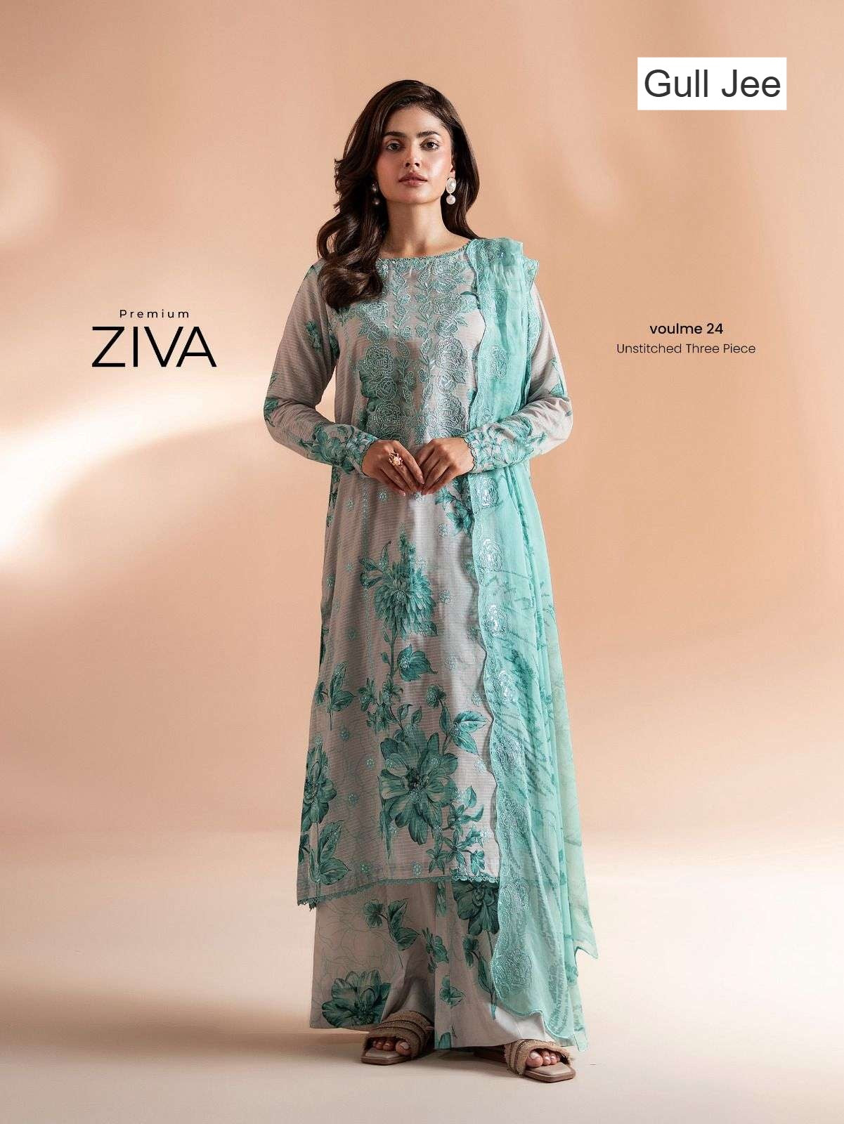 Ziva Vol 24 Gull Jee Cotton Lawn Pakistani Salwar Suits Manufacturer
