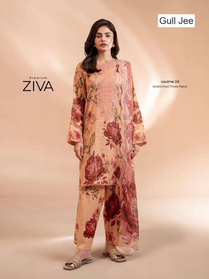 Ziva Vol 24 Gull Jee Cotton Lawn Pakistani Salwar Suits Manufacturer