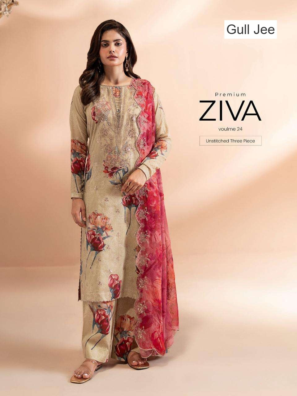 Ziva Vol 24 Gull Jee Cotton Lawn Pakistani Salwar Suits Manufacturer