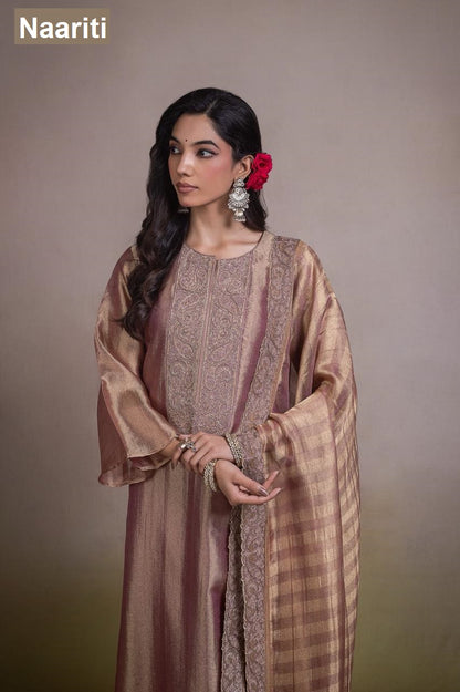 Zivaya 2824 Naariti Tissue Silk Pant Style Suits Exporter