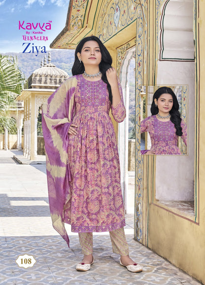 Ziya Vol 1 Kavya Capsule Girls Readymade Pant Suits Manufacturer India