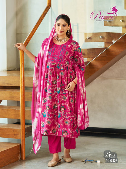 Ziya Vol 3 Paavi Berlin Readymade Anarkali Suits Exporter India