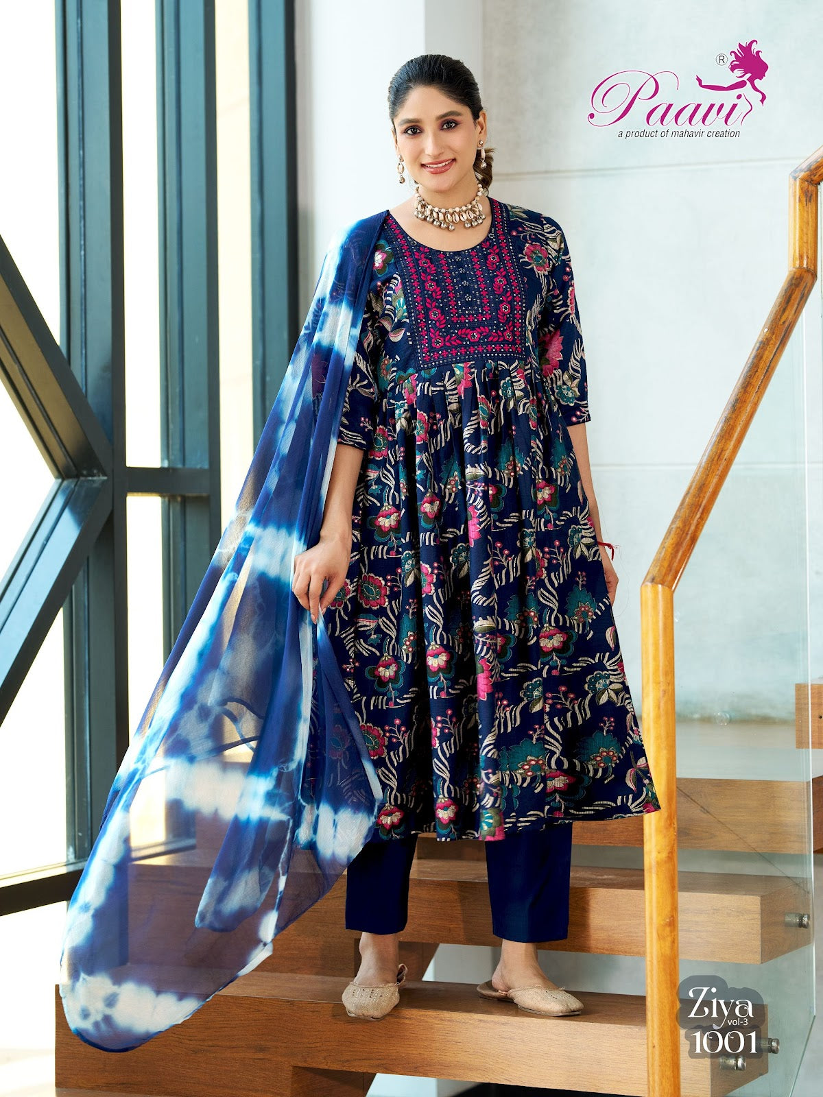 Ziya Vol 3 Paavi Berlin Readymade Anarkali Suits Exporter India