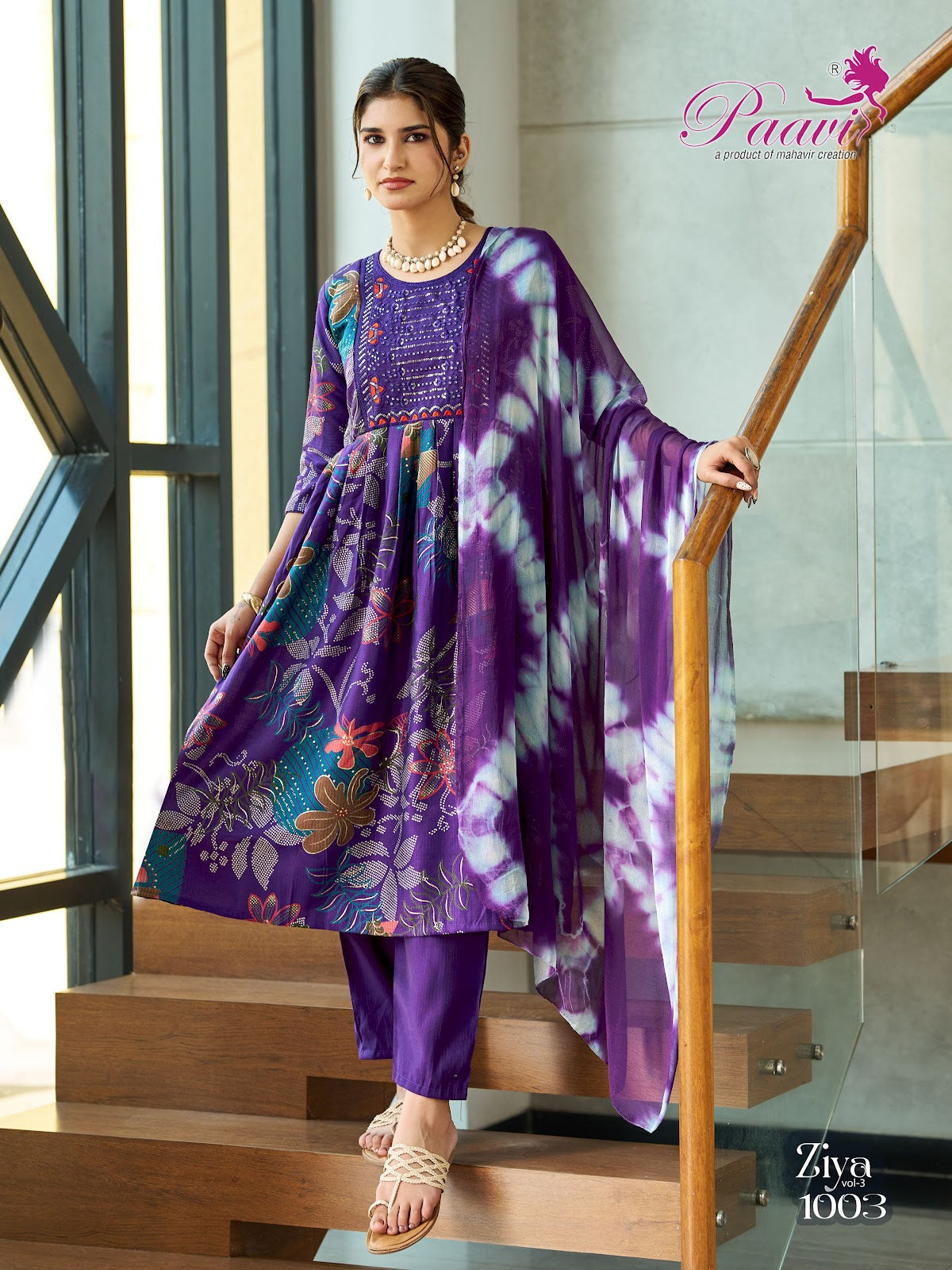 Ziya Vol 3 Paavi Berlin Readymade Anarkali Suits Exporter India