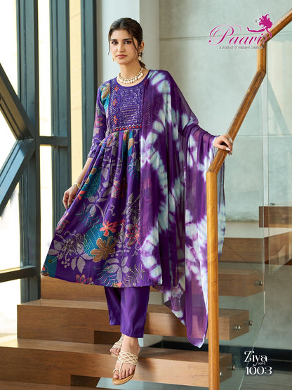 Ziya Vol 3 Paavi Berlin Readymade Anarkali Suits Exporter India