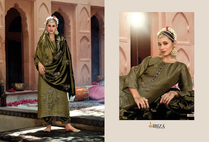 Zoella Ibiza Banarasi Silk Velvet Suits Exporter Gujarat