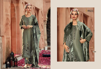 Zoella Ibiza Banarasi Silk Velvet Suits Exporter Gujarat