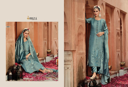 Zoella Ibiza Banarasi Silk Velvet Suits Exporter Gujarat