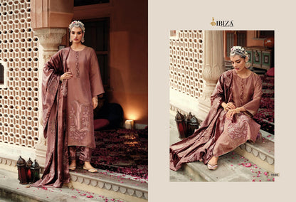Zoella Ibiza Banarasi Silk Velvet Suits Exporter Gujarat