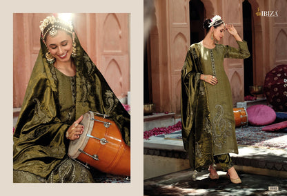 Zoella Ibiza Banarasi Silk Velvet Suits Exporter Gujarat