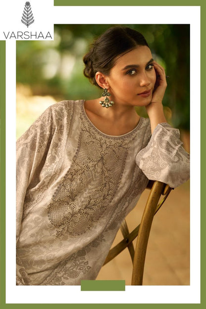 Zoey Varshaa Viscose Muslin Pant Style Suits Wholesale Rate