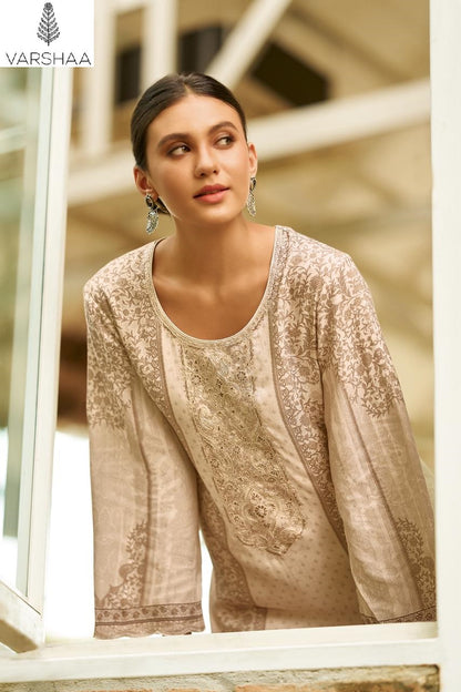 Zoey Varshaa Viscose Muslin Pant Style Suits Wholesale Rate