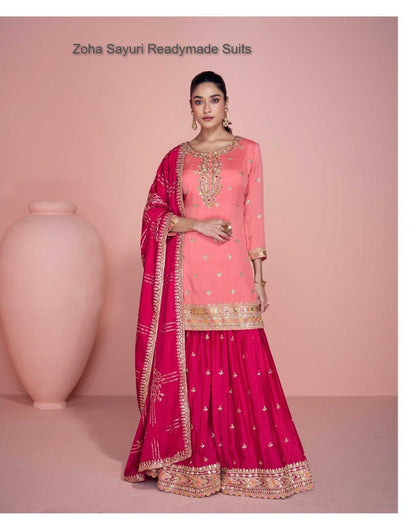Zoha Sayuri Chinon Silk Readymade Suits Wholesale Price