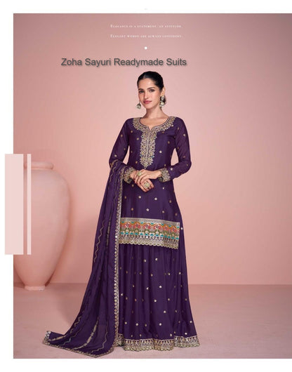 Zoha Sayuri Chinon Silk Readymade Suits Wholesale Price