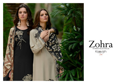 Zohra Kaavish Jam Cotton Pant Style Suits Wholesale Price
