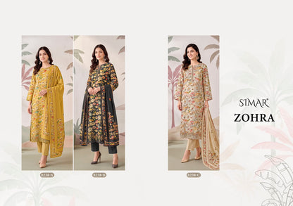 Zohra Simar Viscose Pashmina Suits Manufacturer