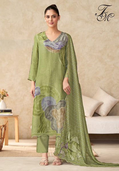 Zohra Tm Simmer Tissue Plazzo Style Suits Wholesaler Gujarat