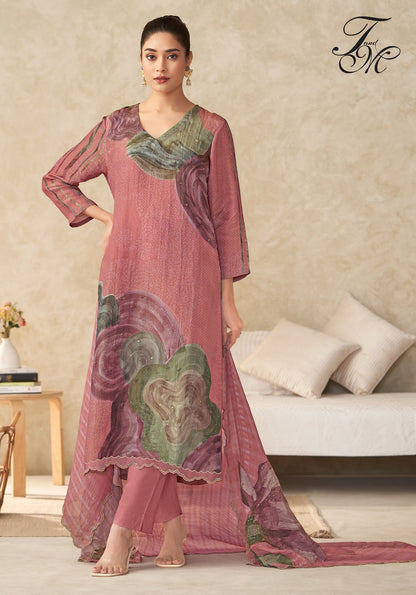 Zohra Tm Simmer Tissue Plazzo Style Suits Wholesaler Gujarat