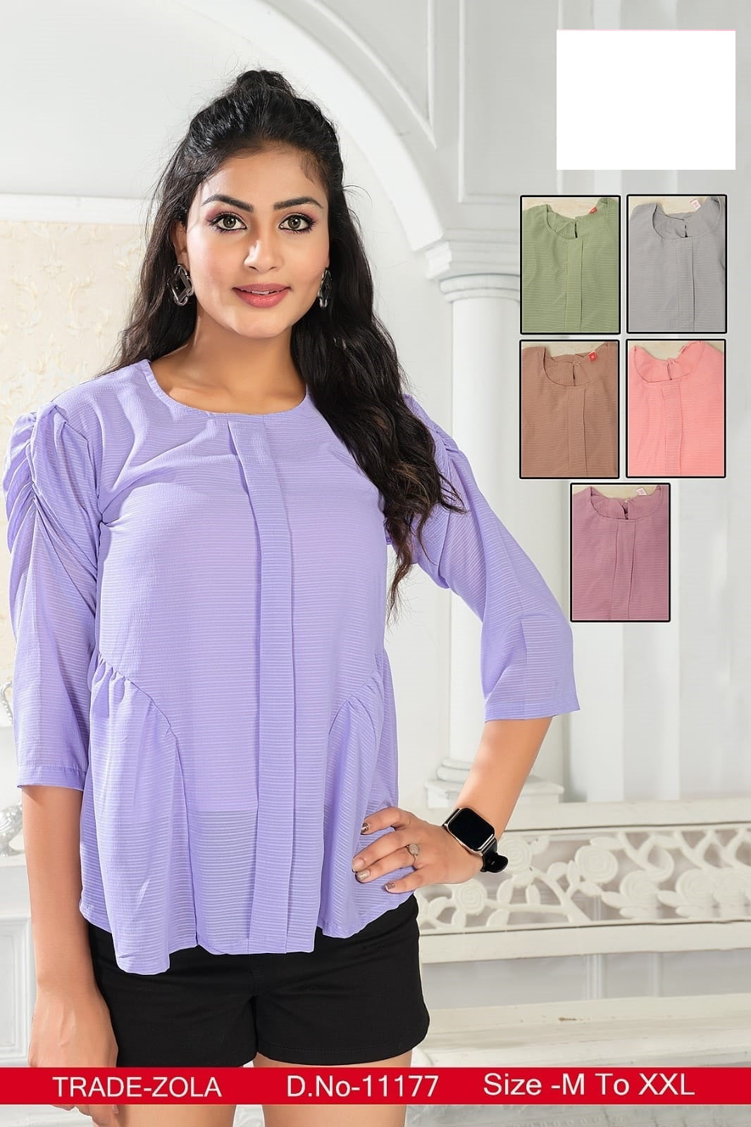 Zola Jnx Georgette Stylish Tops