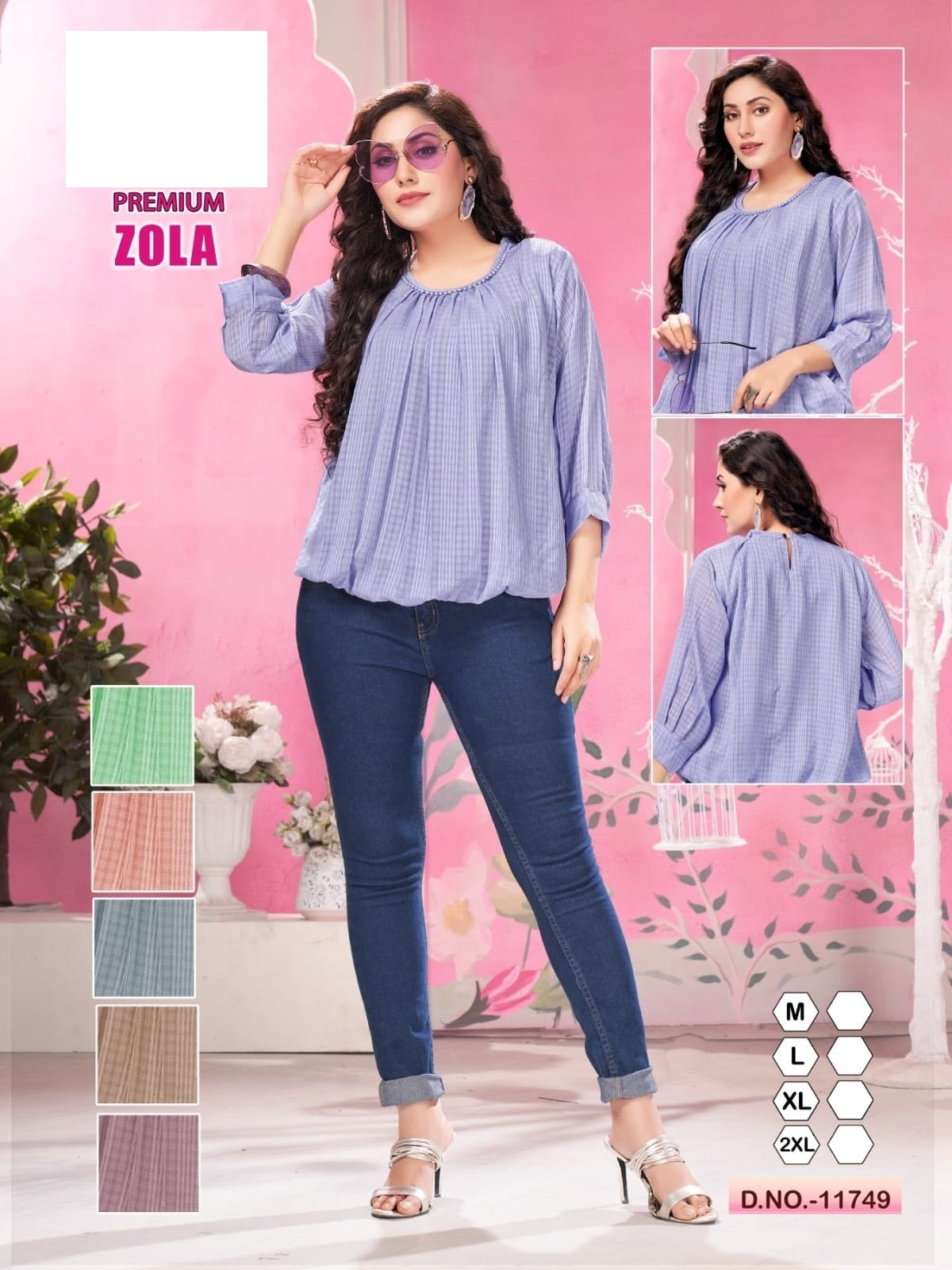 Zola Jnx Georgette Stylish Tops