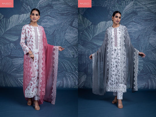 Zora Naariti Lawn Cotton Pakistani Salwar Suits Exporter Ahmedabad