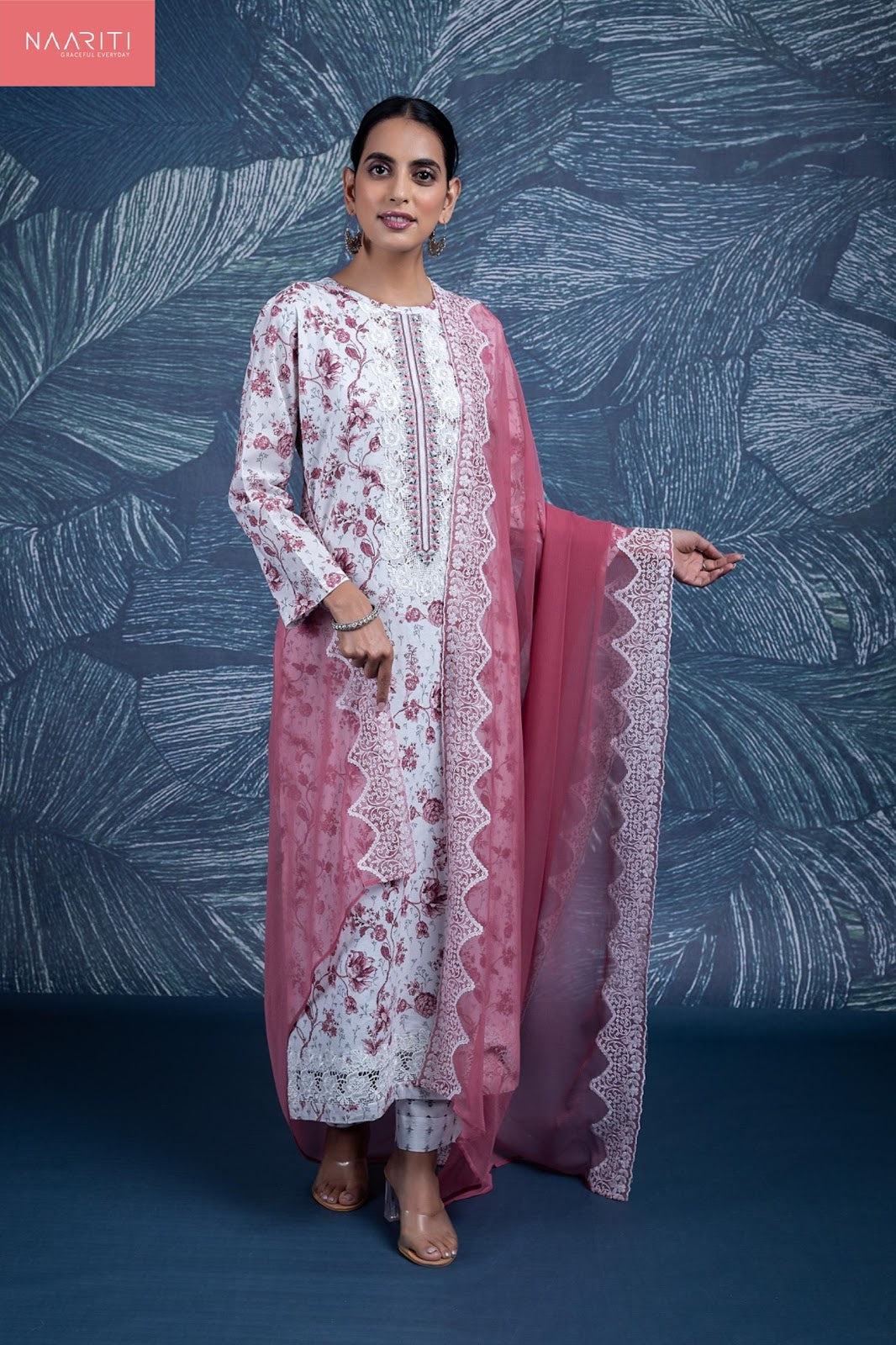 Zora Naariti Lawn Cotton Pakistani Salwar Suits Exporter Ahmedabad