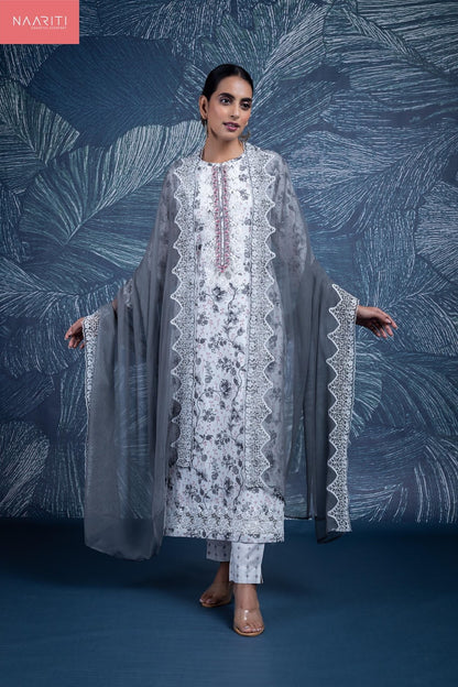 Zora Naariti Lawn Cotton Pakistani Salwar Suits Exporter Ahmedabad