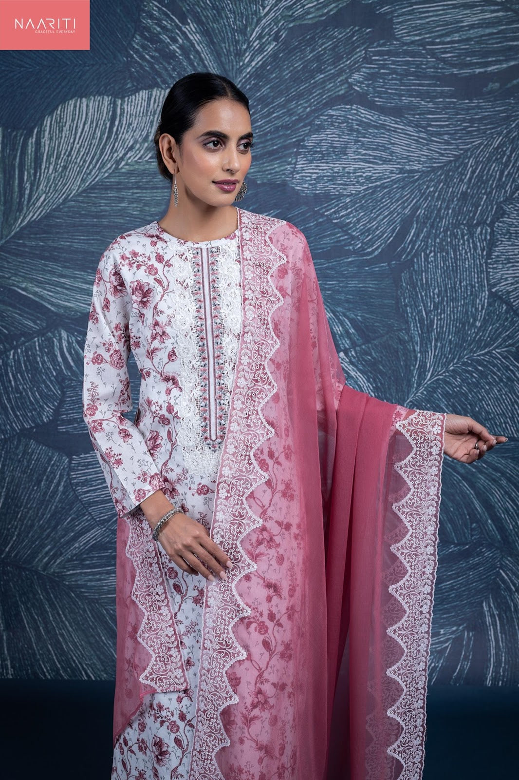 Zora Naariti Lawn Cotton Pakistani Salwar Suits Exporter Ahmedabad