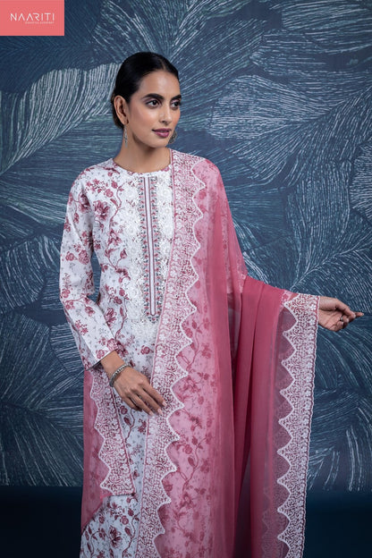 Zora Naariti Lawn Cotton Pakistani Salwar Suits Exporter Ahmedabad