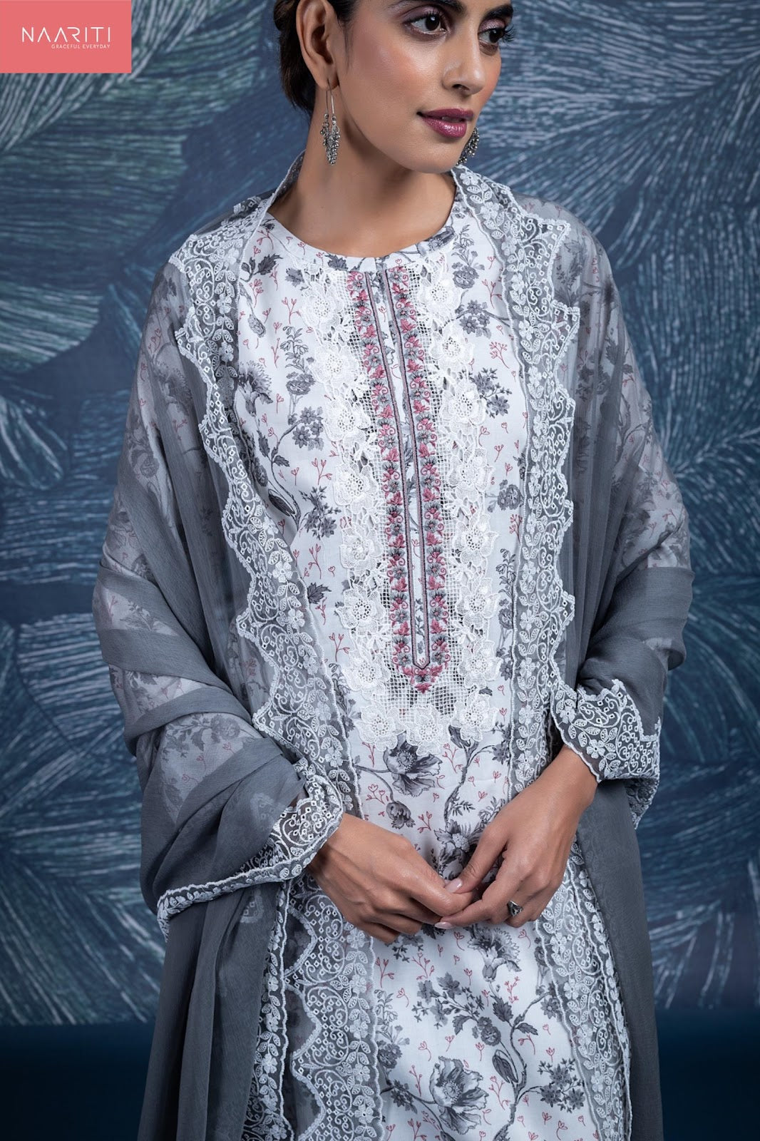 Zora Naariti Lawn Cotton Pakistani Salwar Suits Exporter Ahmedabad