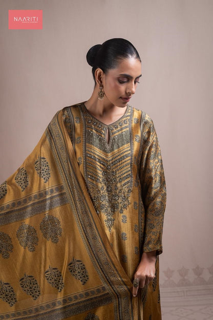 Zoravar 179 Naariti Silk Pant Style Suits Wholesale
