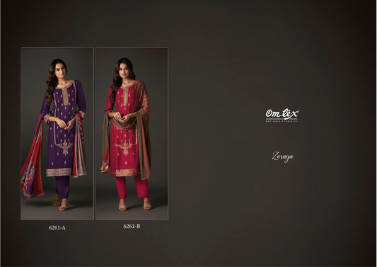 Zoraya 6261 Omtex Banarasi Pant Style Suits Wholesale