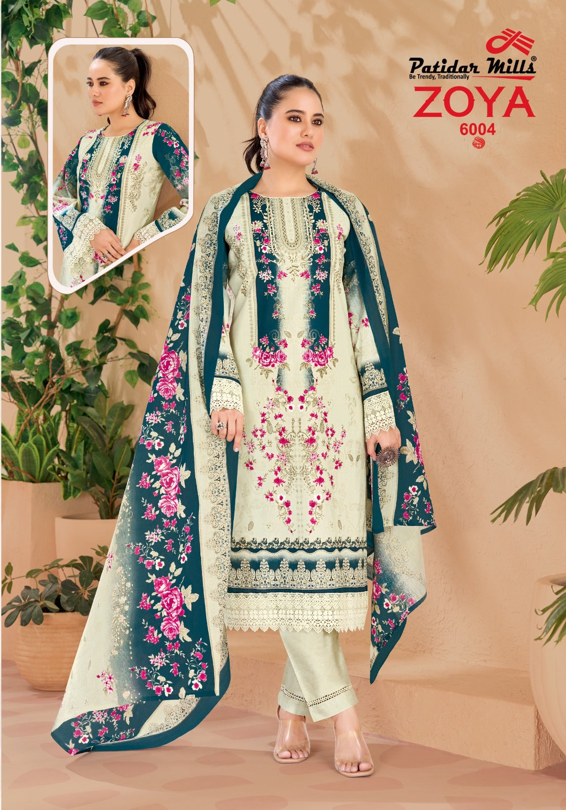 Zoya Vol 6 Patidar Mills Cotton Karachi Readymade Suits Wholesaler Gujarat