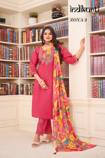 Zoya 2 Indikurti Readymade Pant Style Suits Manufacturer