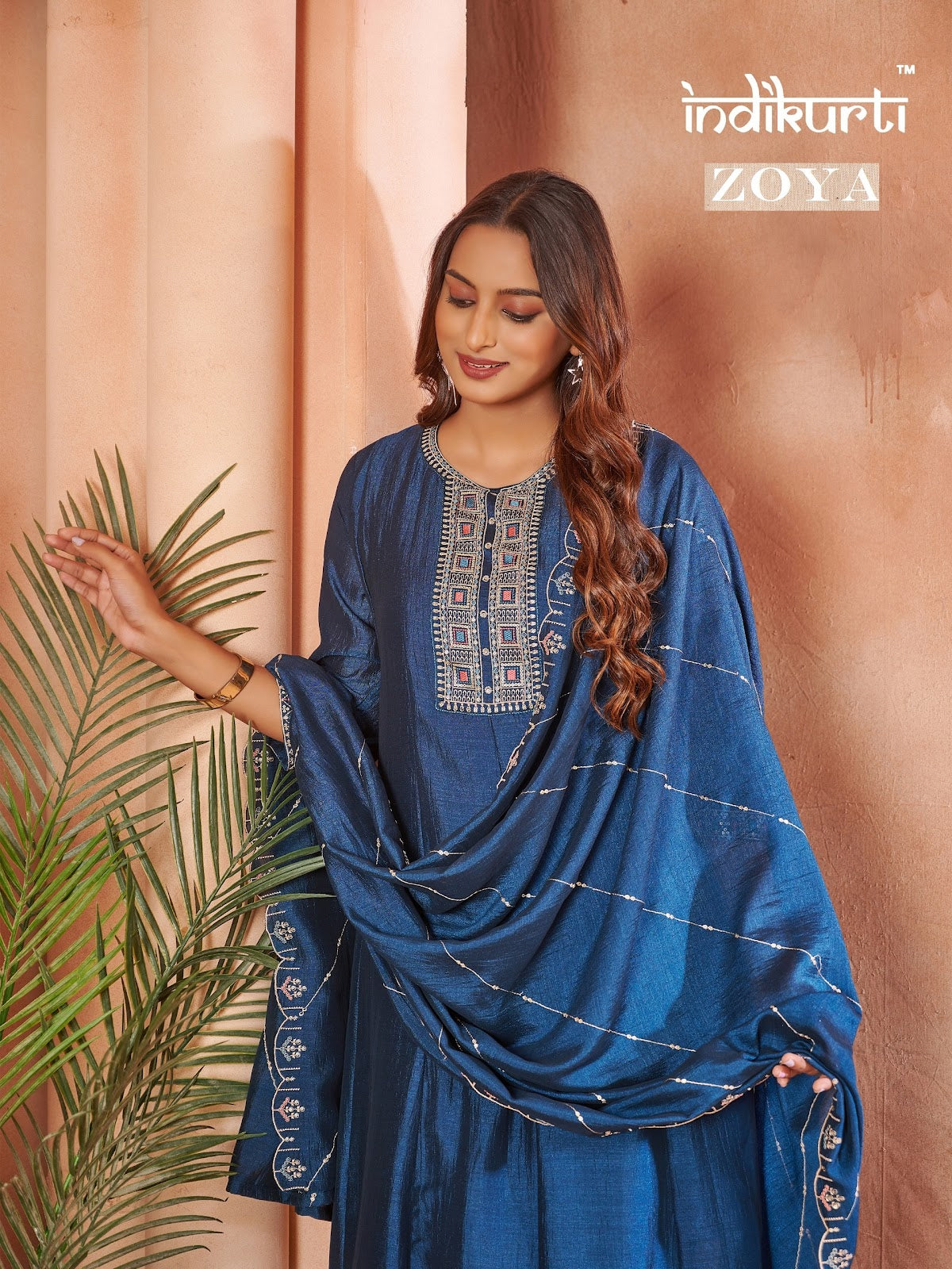 Zoya Indikurti Vichitra Readymade Anarkali Suits Wholesaler Gujarat